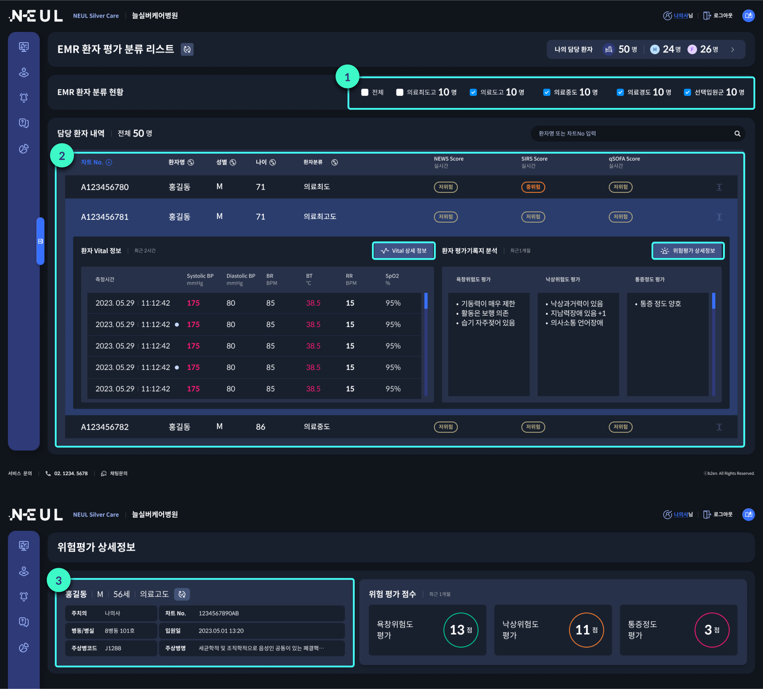 EMR 위험평가 모니터링